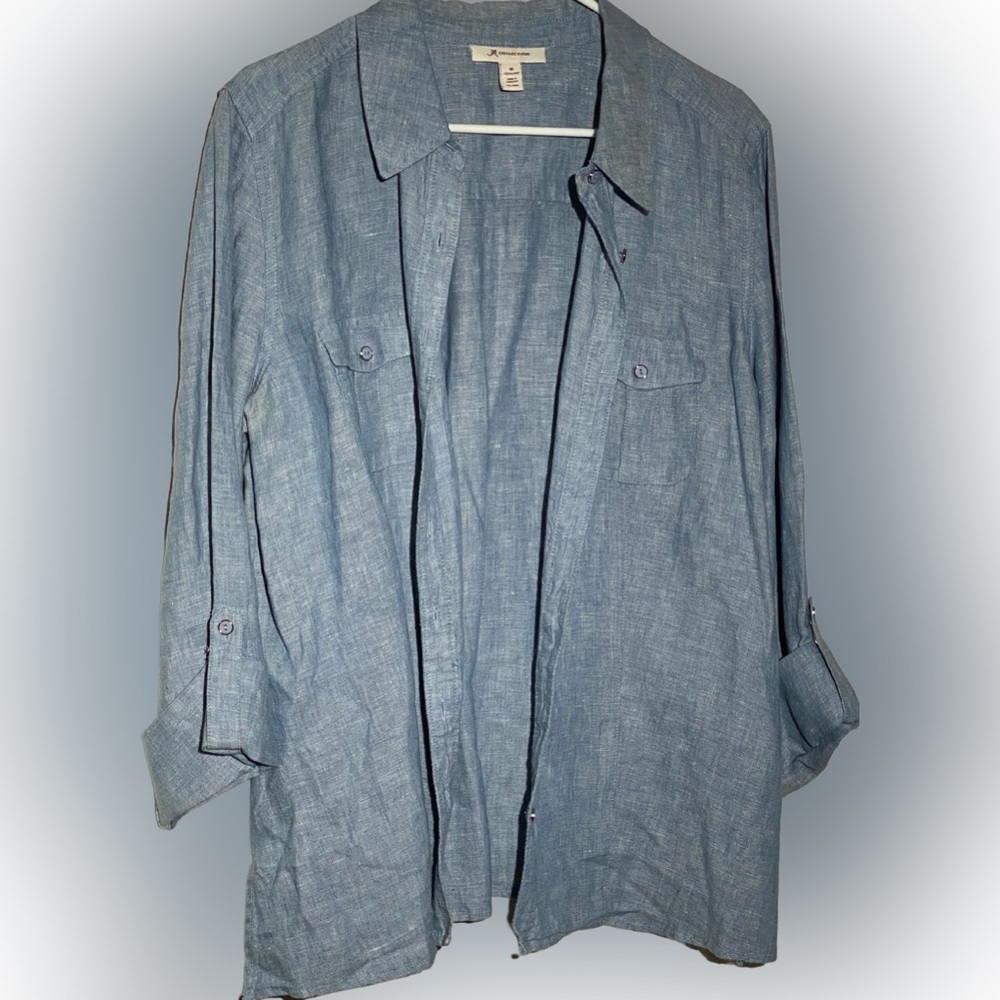JM Blue Jean Button Shirt